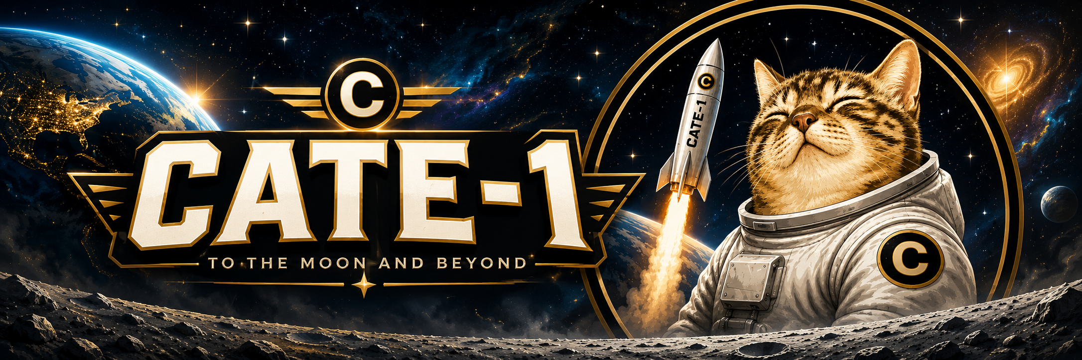 Cate-1 to the Moon and Beyond